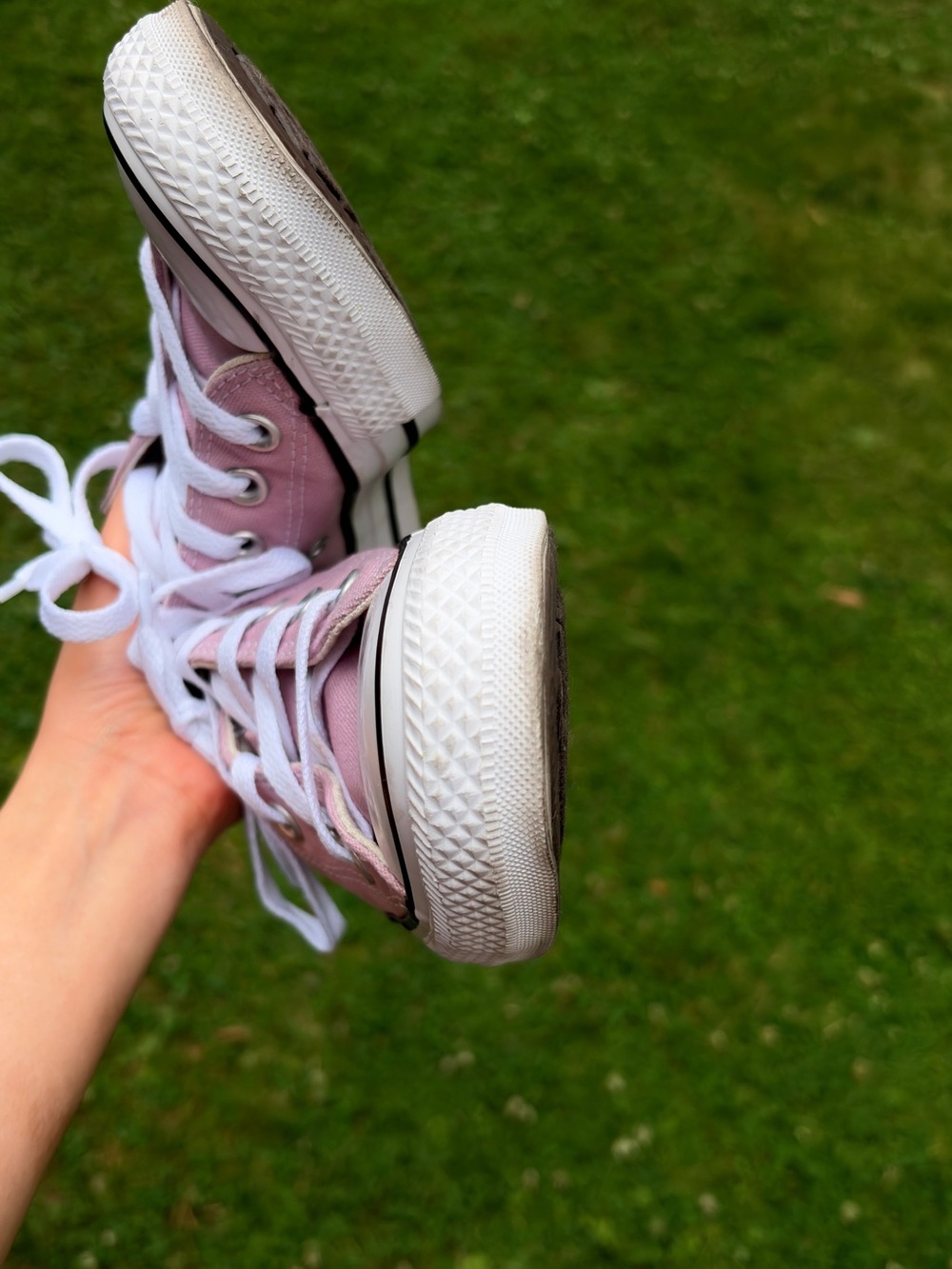 Pink Converse Low Top Sneakers - Picture 3 of 4